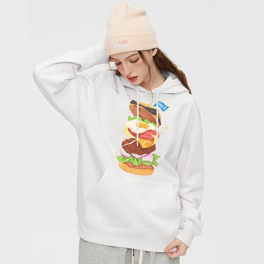 Cute Hamburger Hoodie