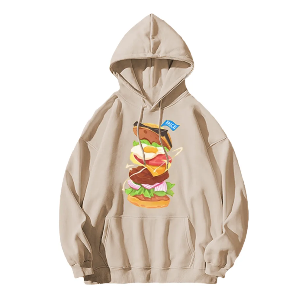 Cute Hamburger Hoodie