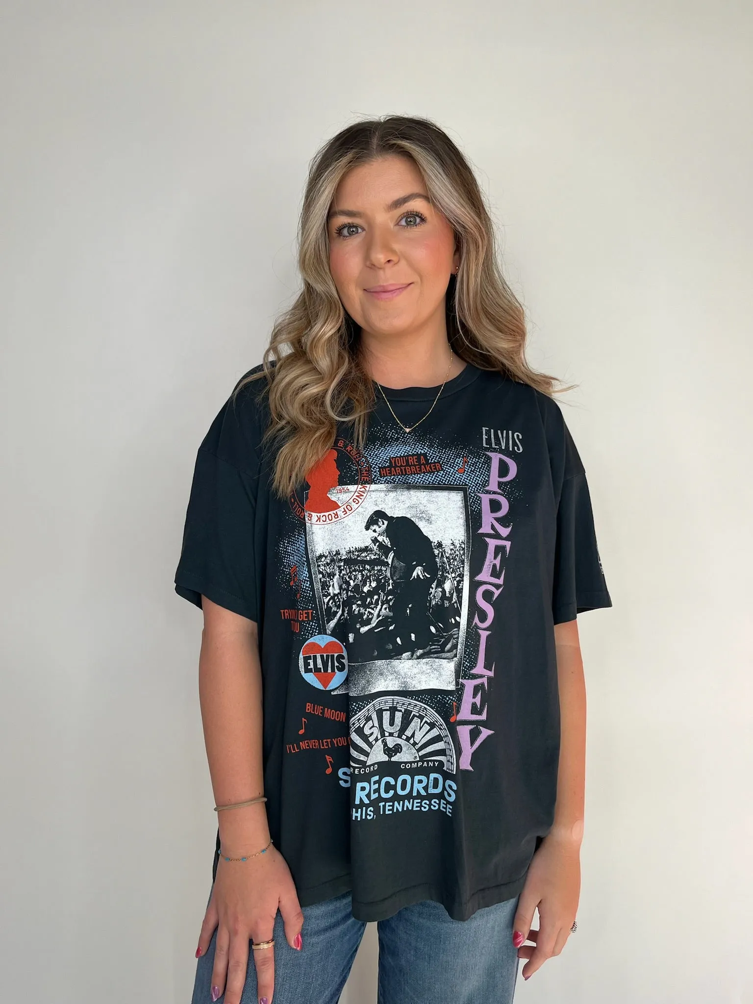 Daydreamer Elvis Polaroid Collage Merch Tee
