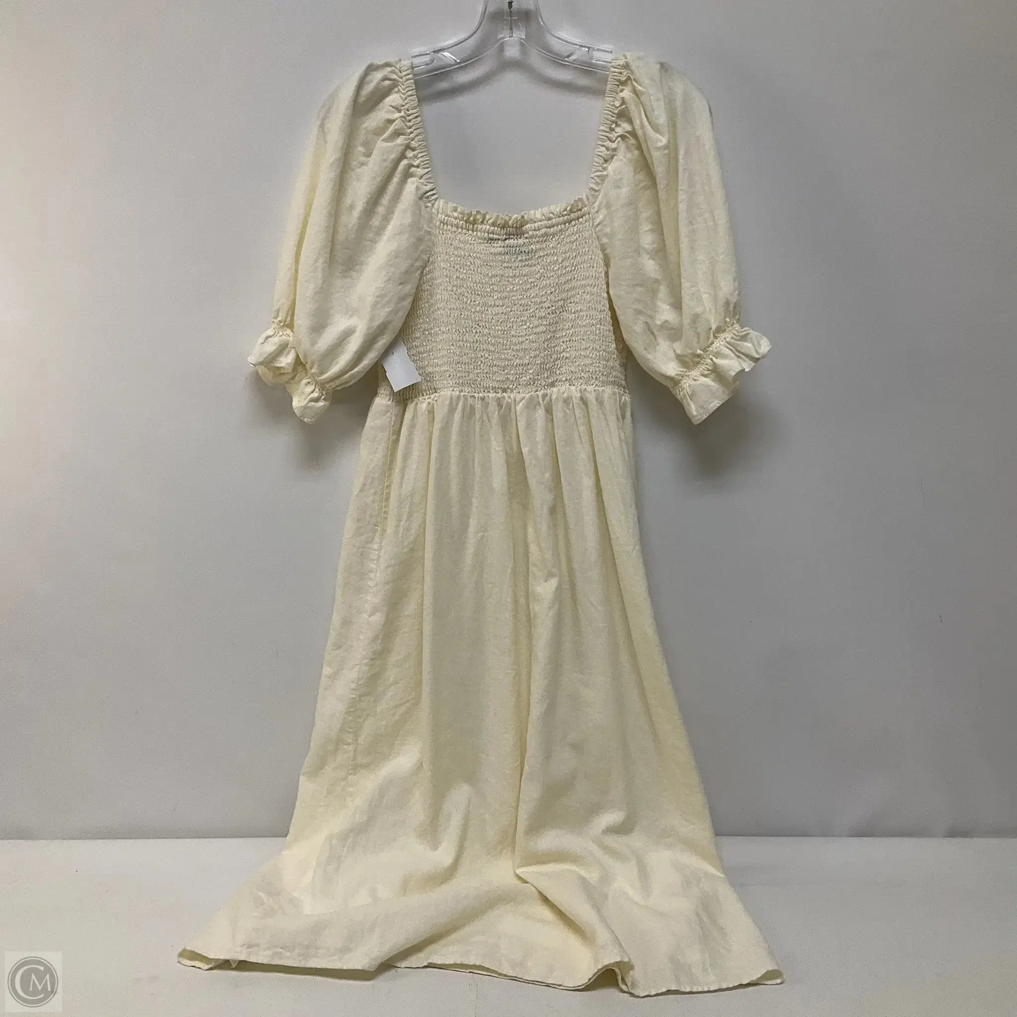 Dress Casual Midi By Gap In Cream, Size: M