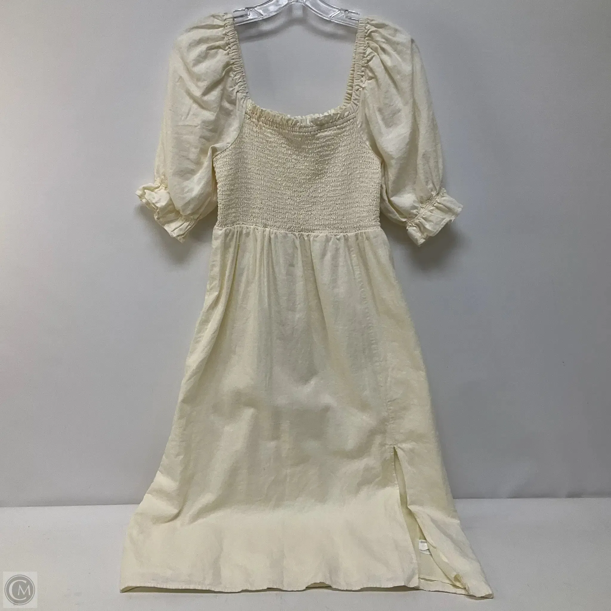 Dress Casual Midi By Gap In Cream, Size: M