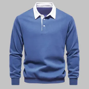 Effortless Style Polo Sweater