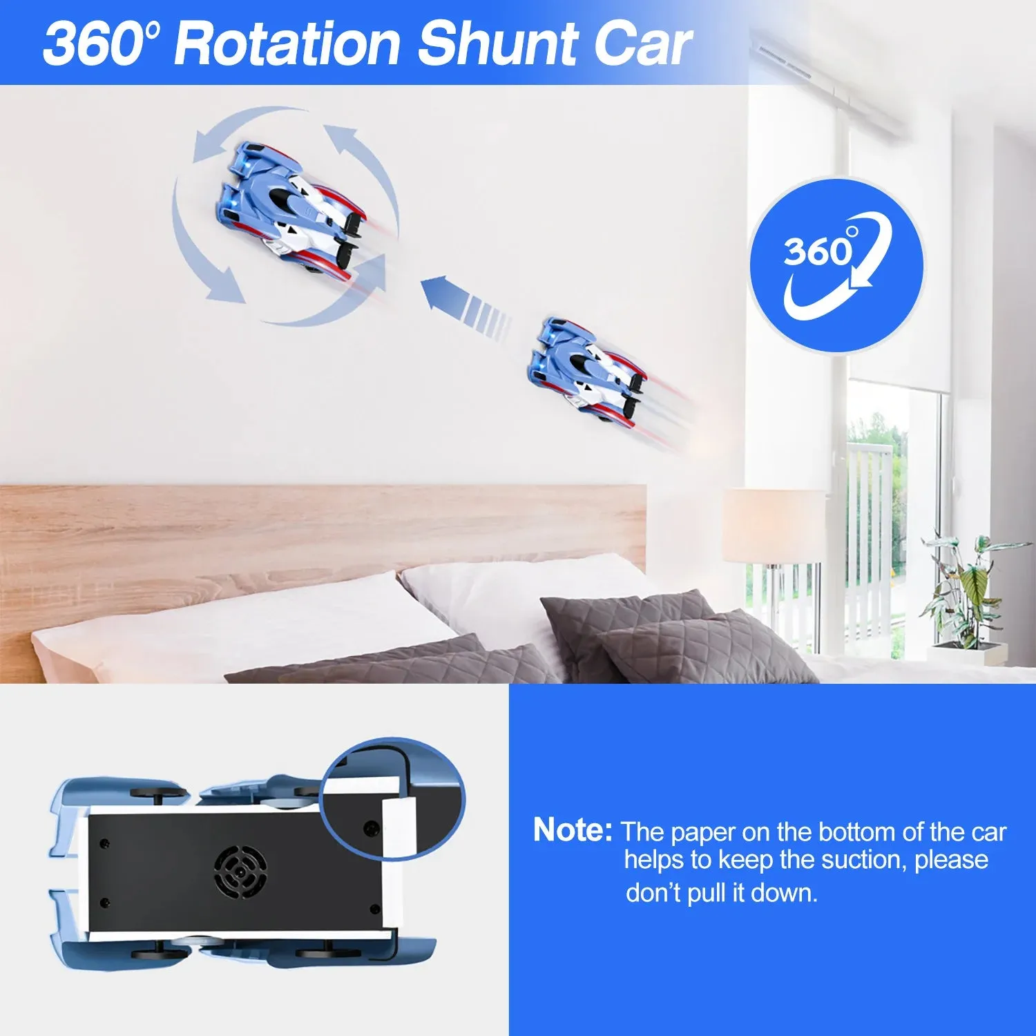 Electric Wall Climbing Car