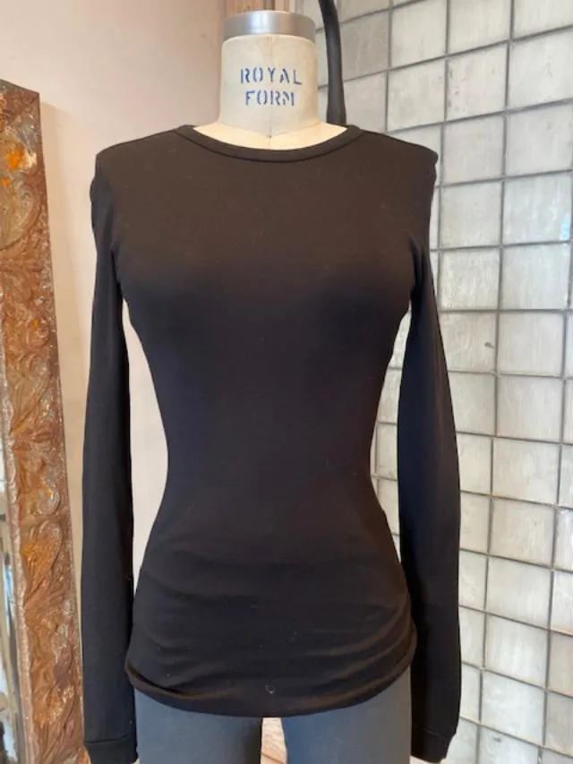 Enza Costa Supima Cotton Crew Tee