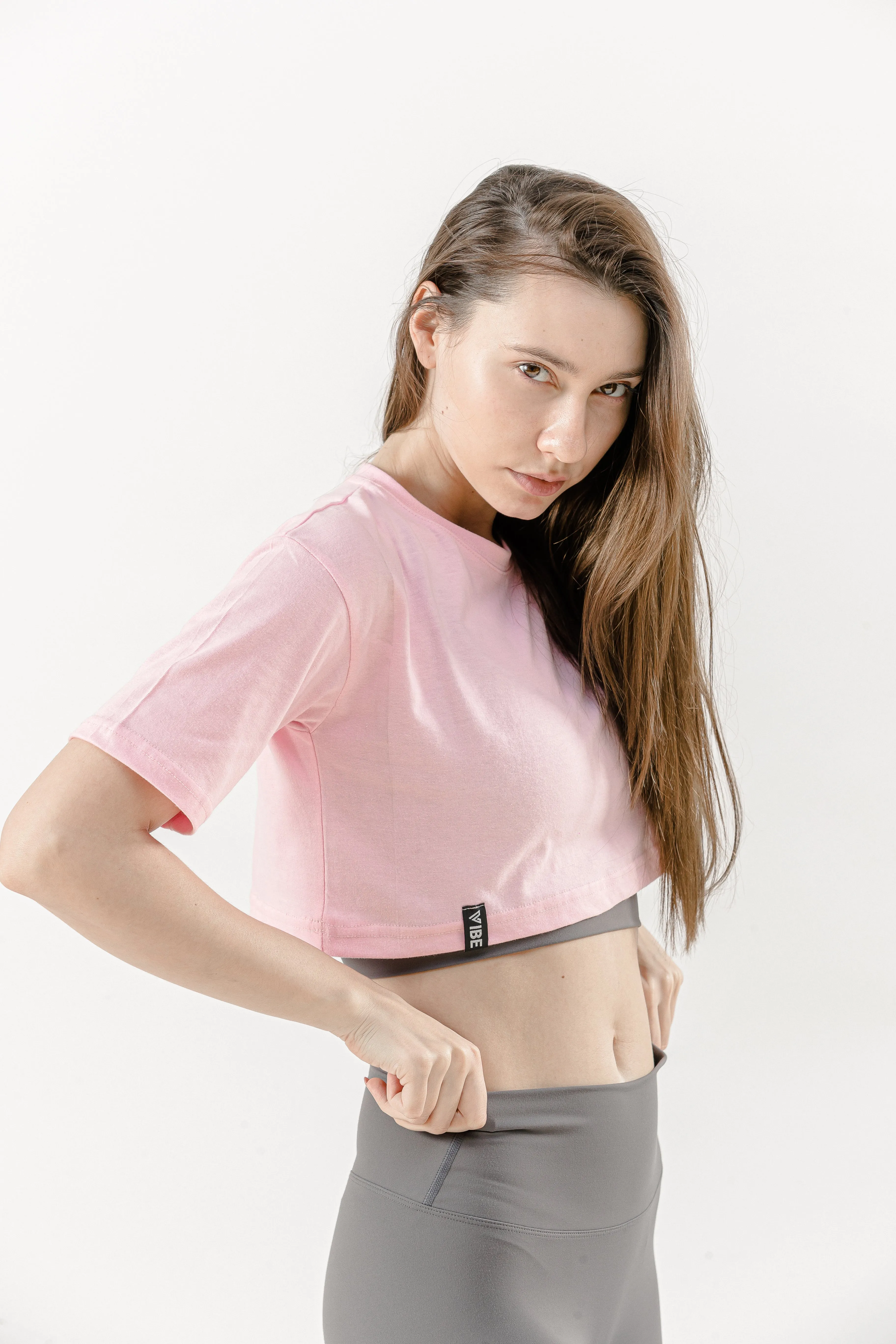 Essential Crop Top Pink