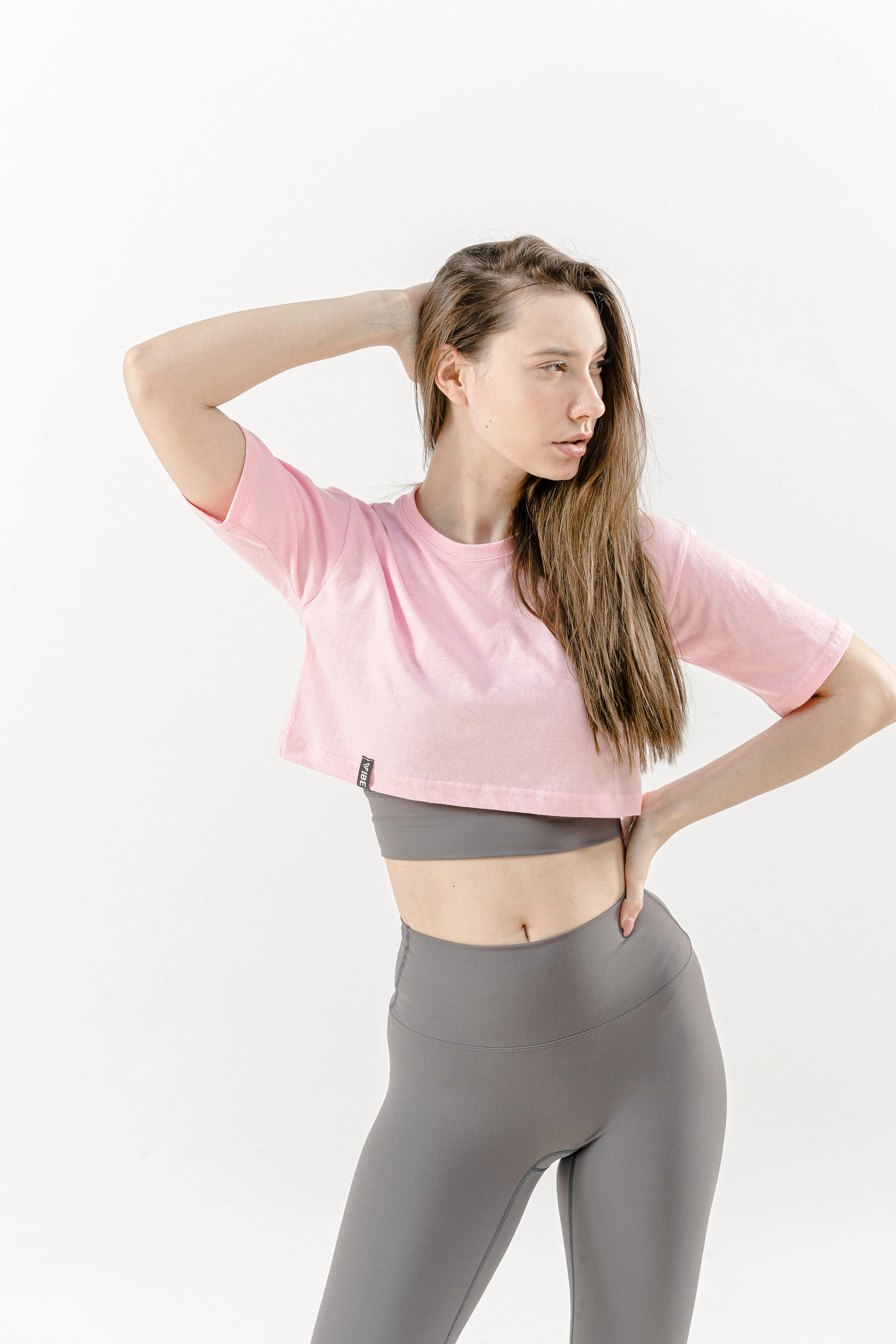 Essential Crop Top Pink