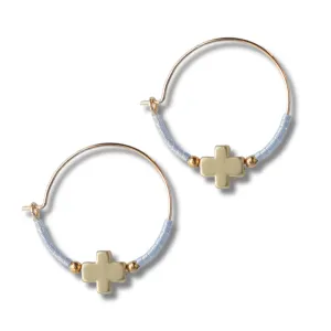 Faithful Earrings, Sky Blue
