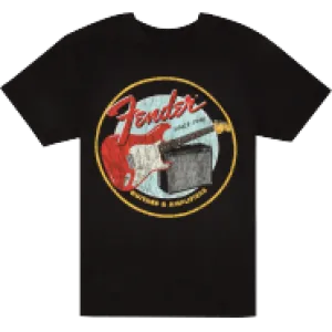 Fender® 1946 Guitars & Amplifiers T-Shirt, Vintage Black