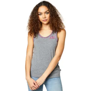 FOX WOMENS LAPPED TANK [HEATHER GRAPHITE]
