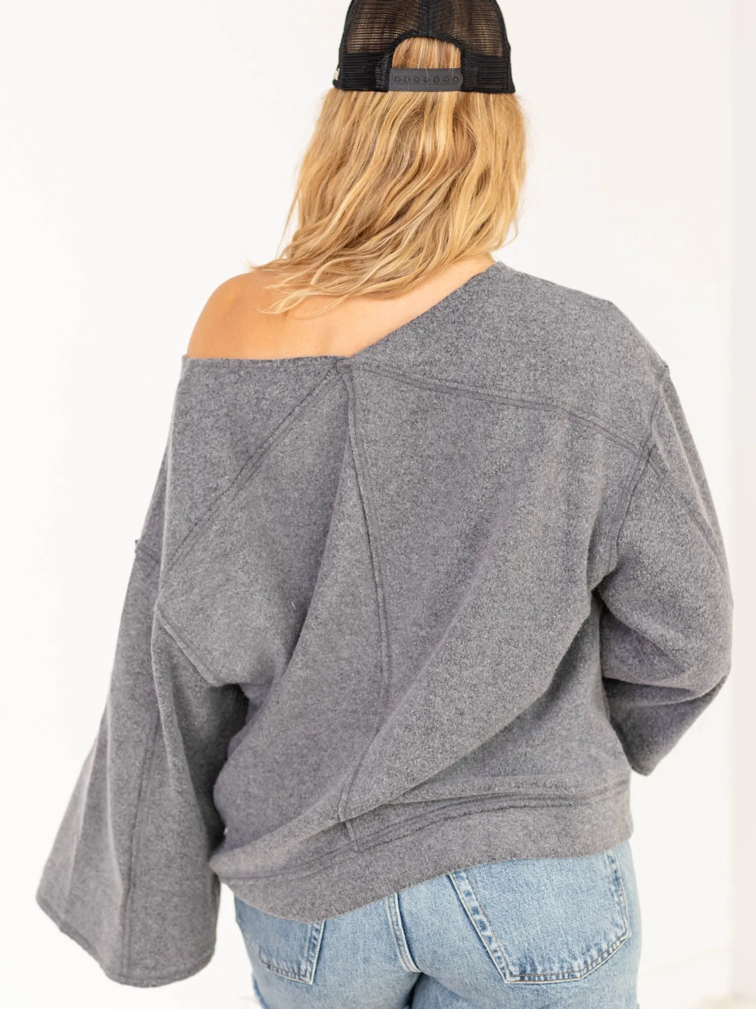 Free People Day Off Pullover