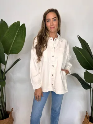 Free People Madison Jacket Optic White