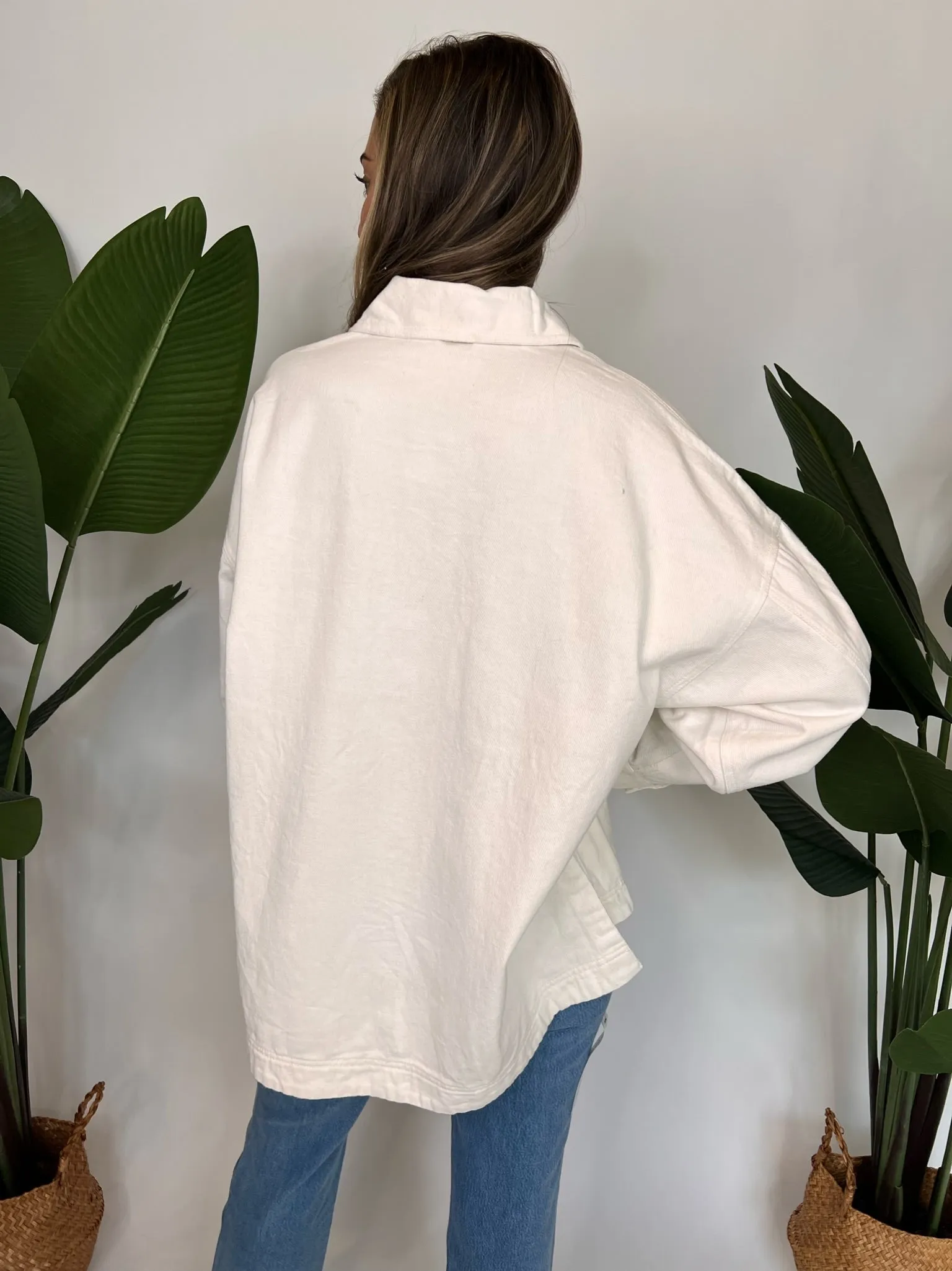 Free People Madison Jacket Optic White