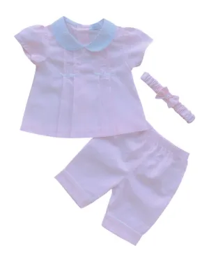 Girls 3-Piece Trouser and Headband Set