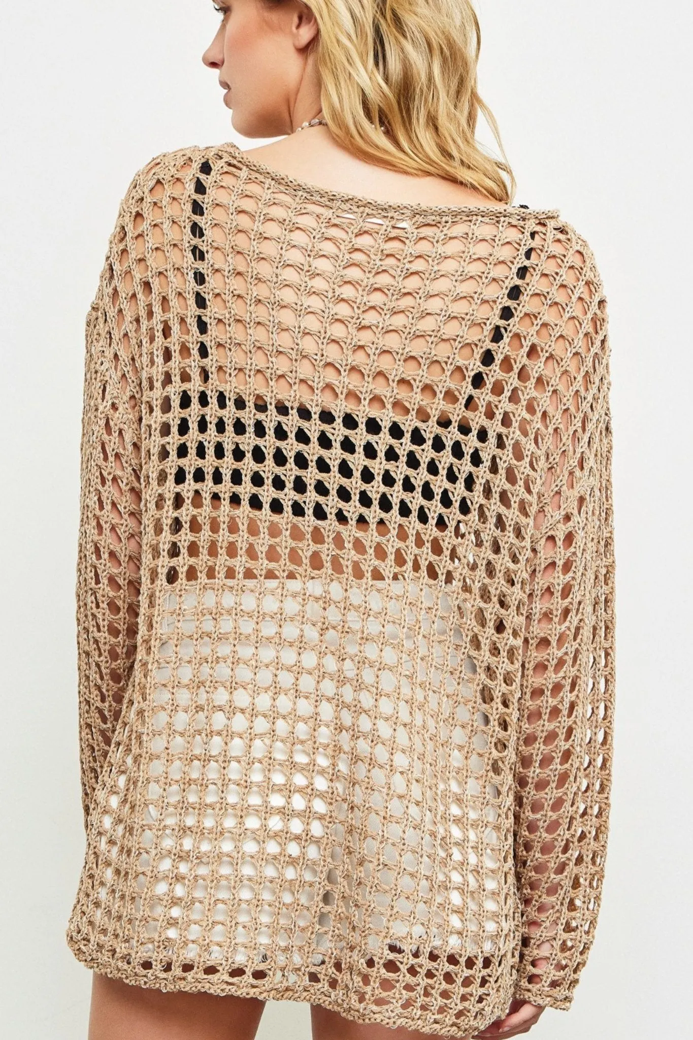 Golden Hour Crochet Sweater