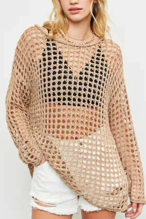 Golden Hour Crochet Sweater
