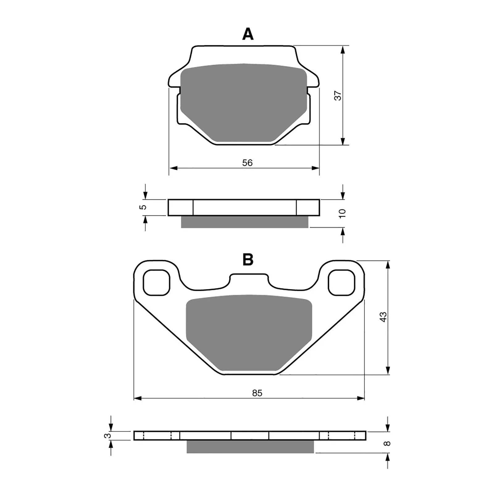 GOLDfren Brake Pads - S3 Sintered Sports