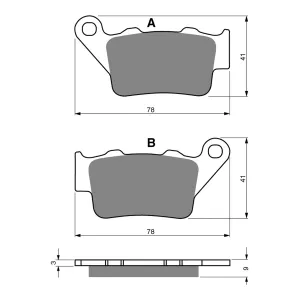 GOLDfren Brake Pads - S3 Sintered Sports