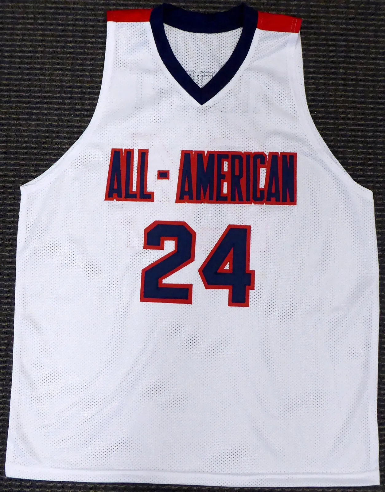 GONZAGA COREY KISPERT AUTOGRAPHED WHITE JERSEY ALL AMERICAN MCS HOLO 194893