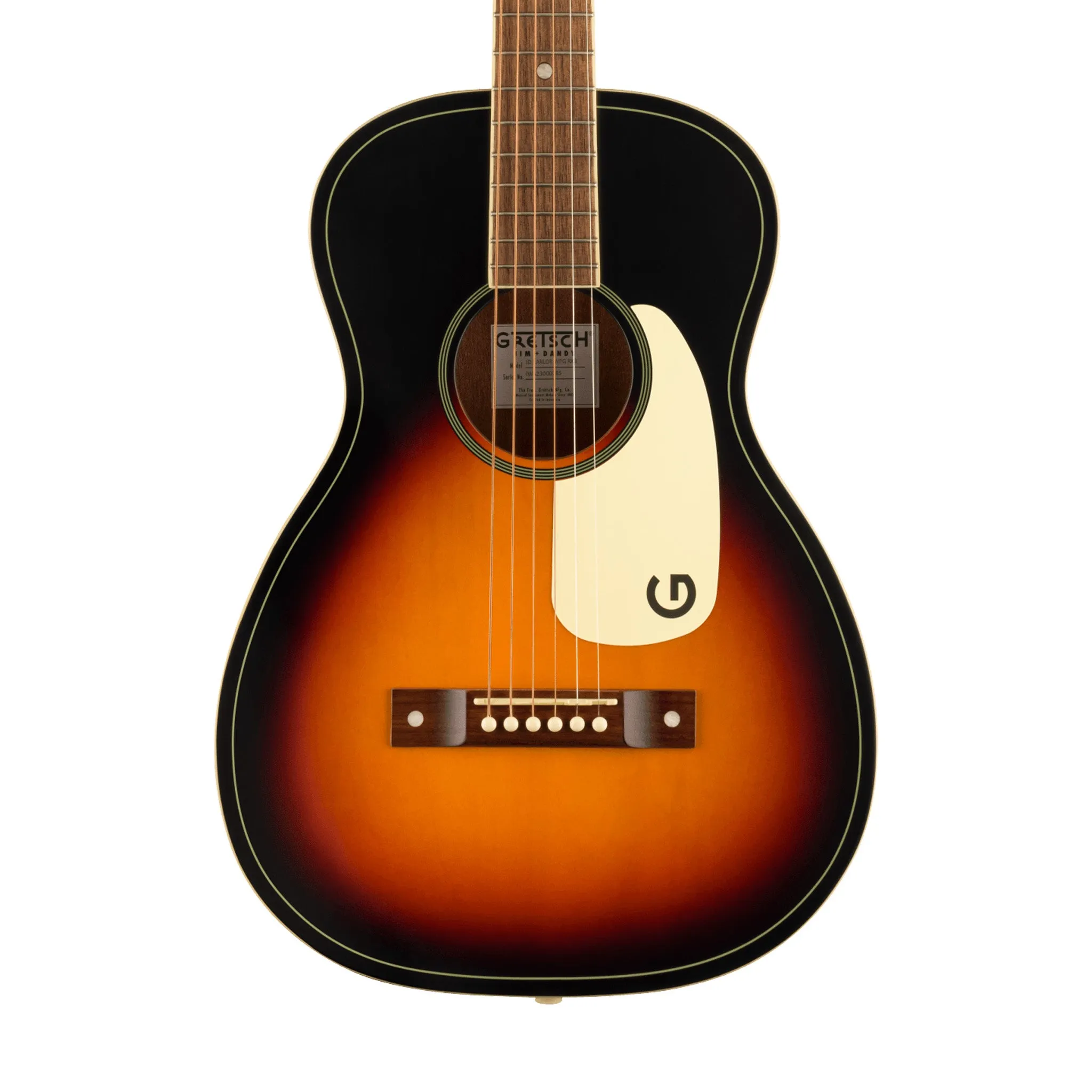 Gretsch Jim Dandy Parlor Acoustic Guitar, Rex Burst