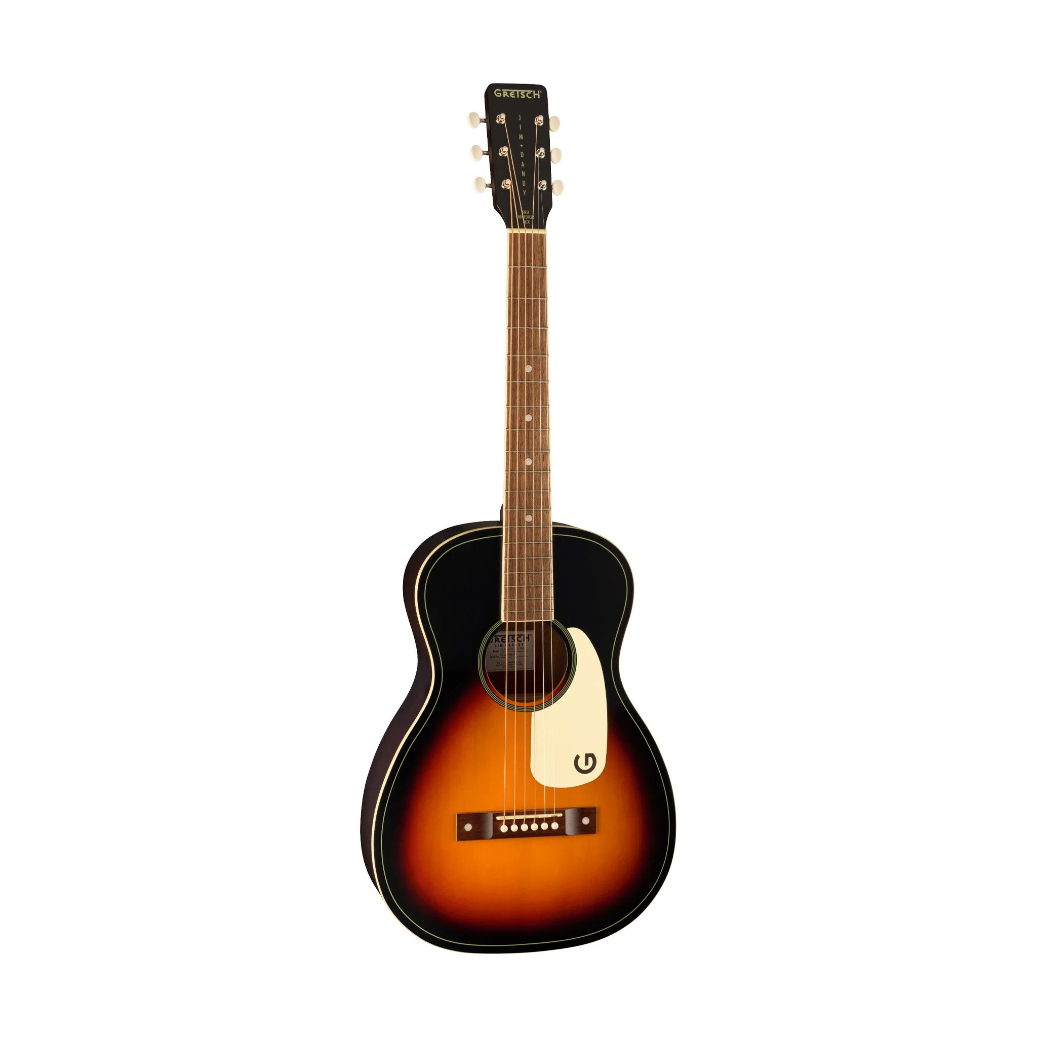 Gretsch Jim Dandy Parlor Acoustic Guitar, Rex Burst