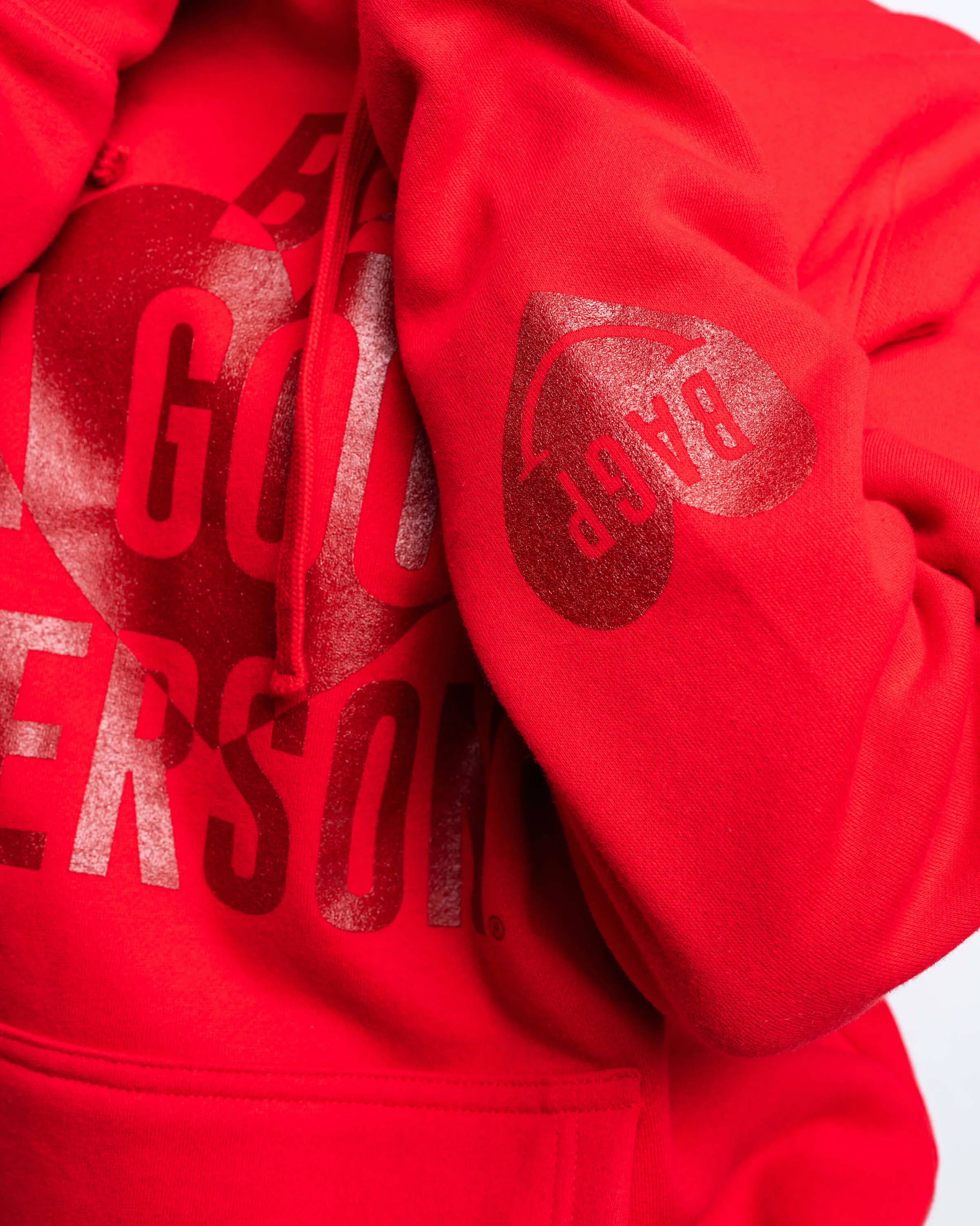 Heart On Your Sleeve Lightweight Hoodie - Red