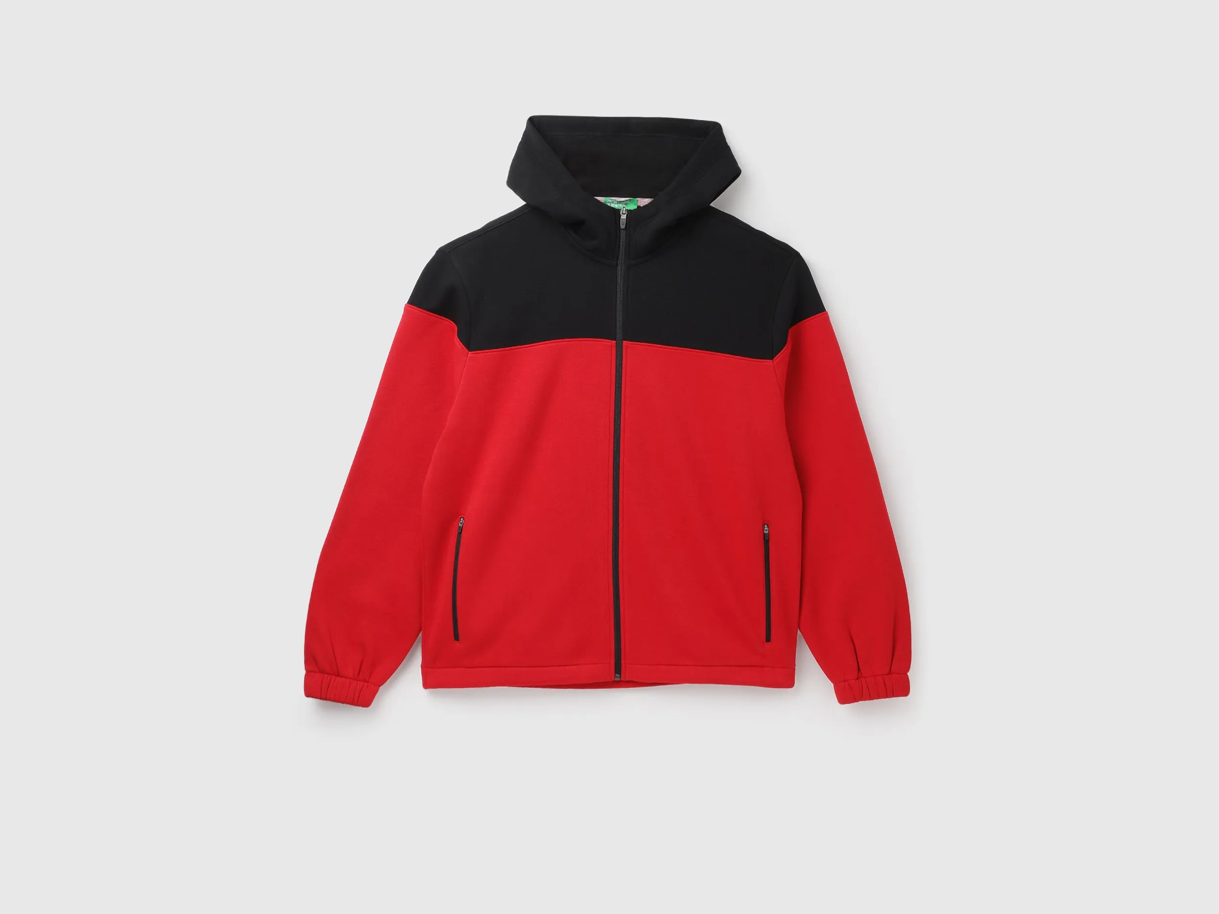 Hooded Neck Colourblocked Sweatshirt