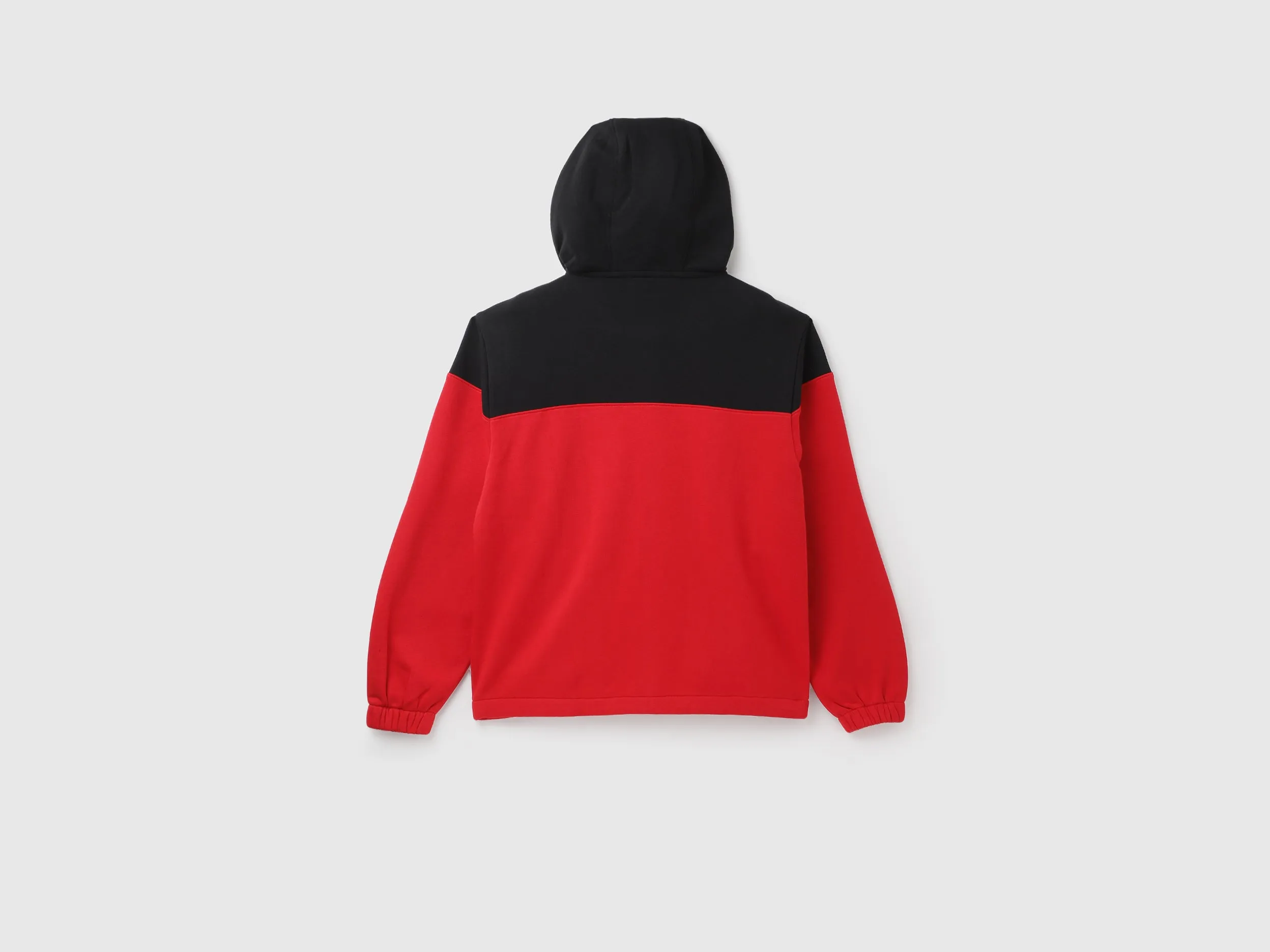 Hooded Neck Colourblocked Sweatshirt