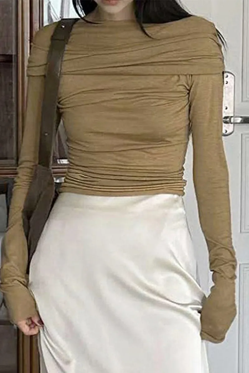HTS1133 Effortless Elegance Off-Shoulder Top
