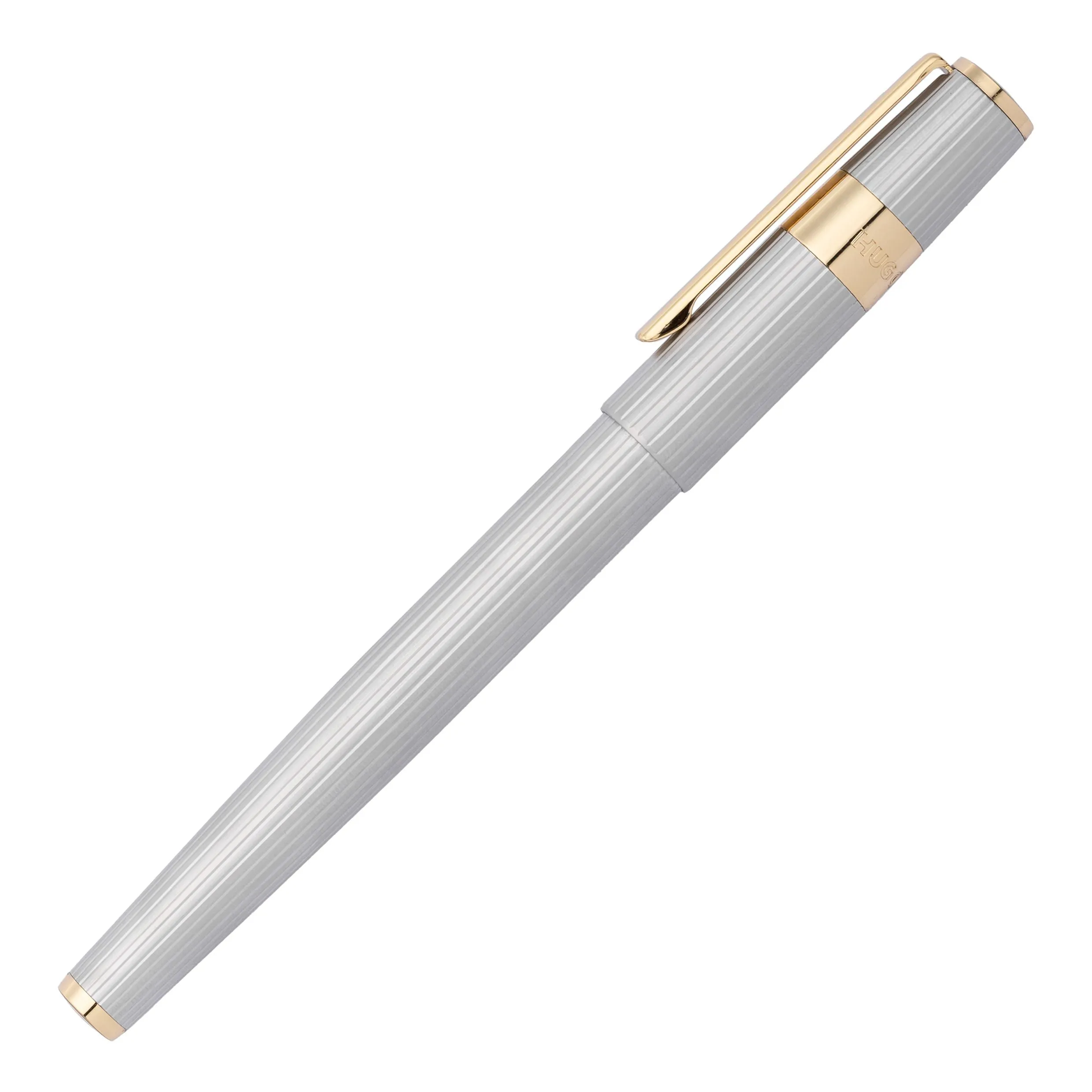 HUGO BOSS HSV2855B-Rollerball pen Gear Pinstripe Silver / Gold