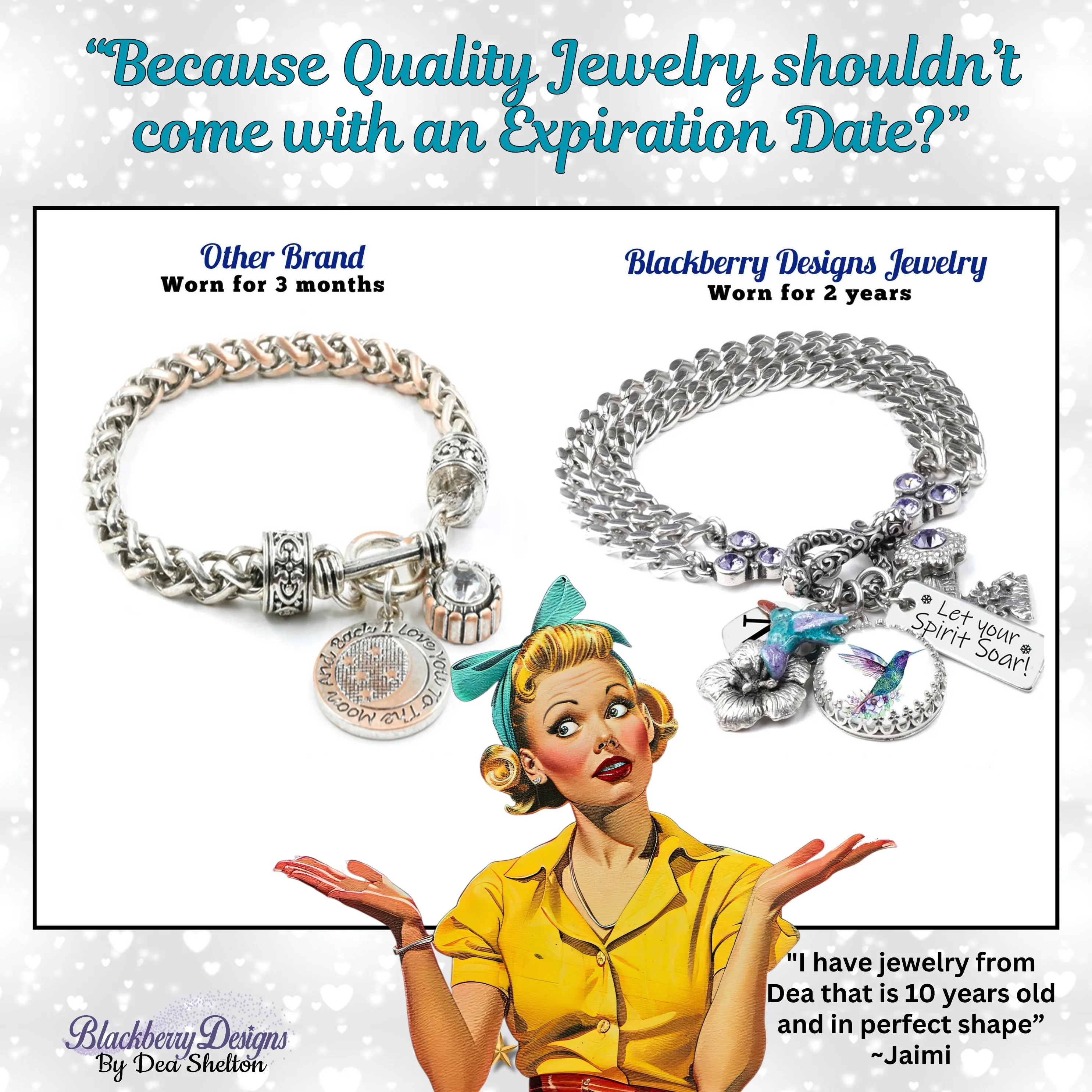 I Love Lucy Charm Bracelet