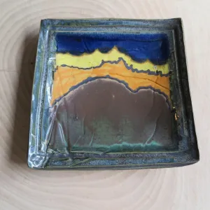 inspired landscape art pottery