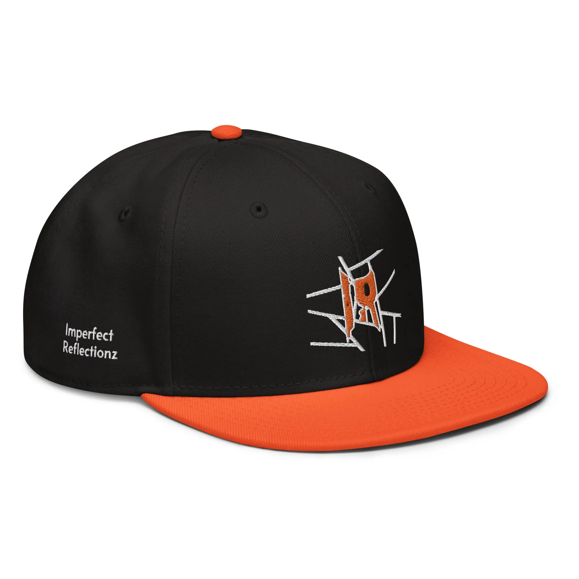 IR Snapback Hat Black/Orange