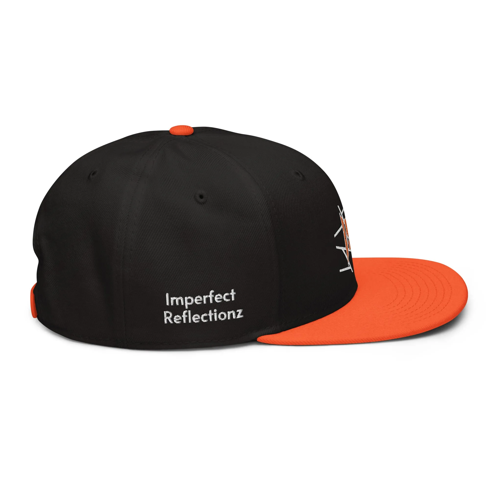 IR Snapback Hat Black/Orange