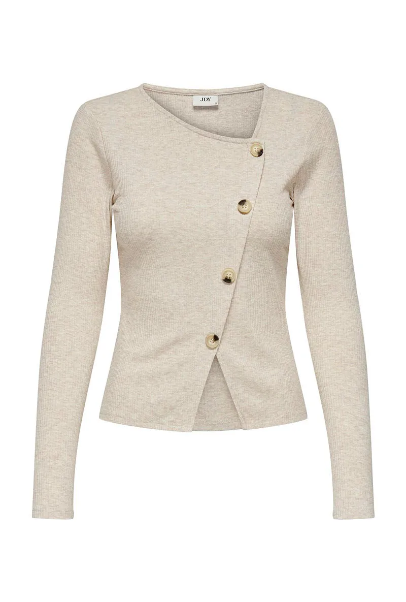 JDY FREYA LS BUTTON TOP