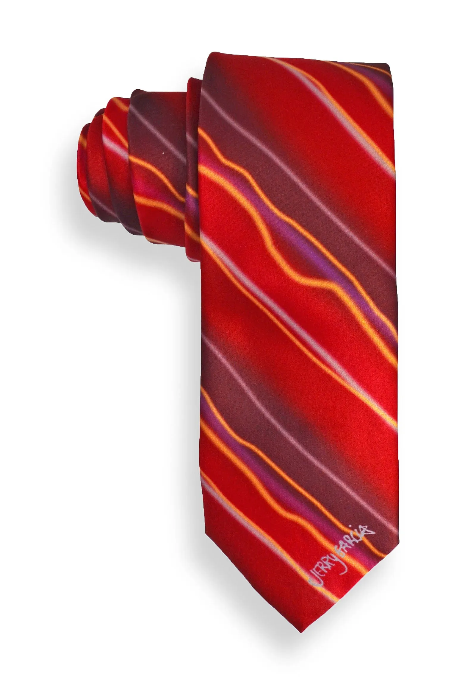 Jerry Garcia Flaming Meadow Mens Tie