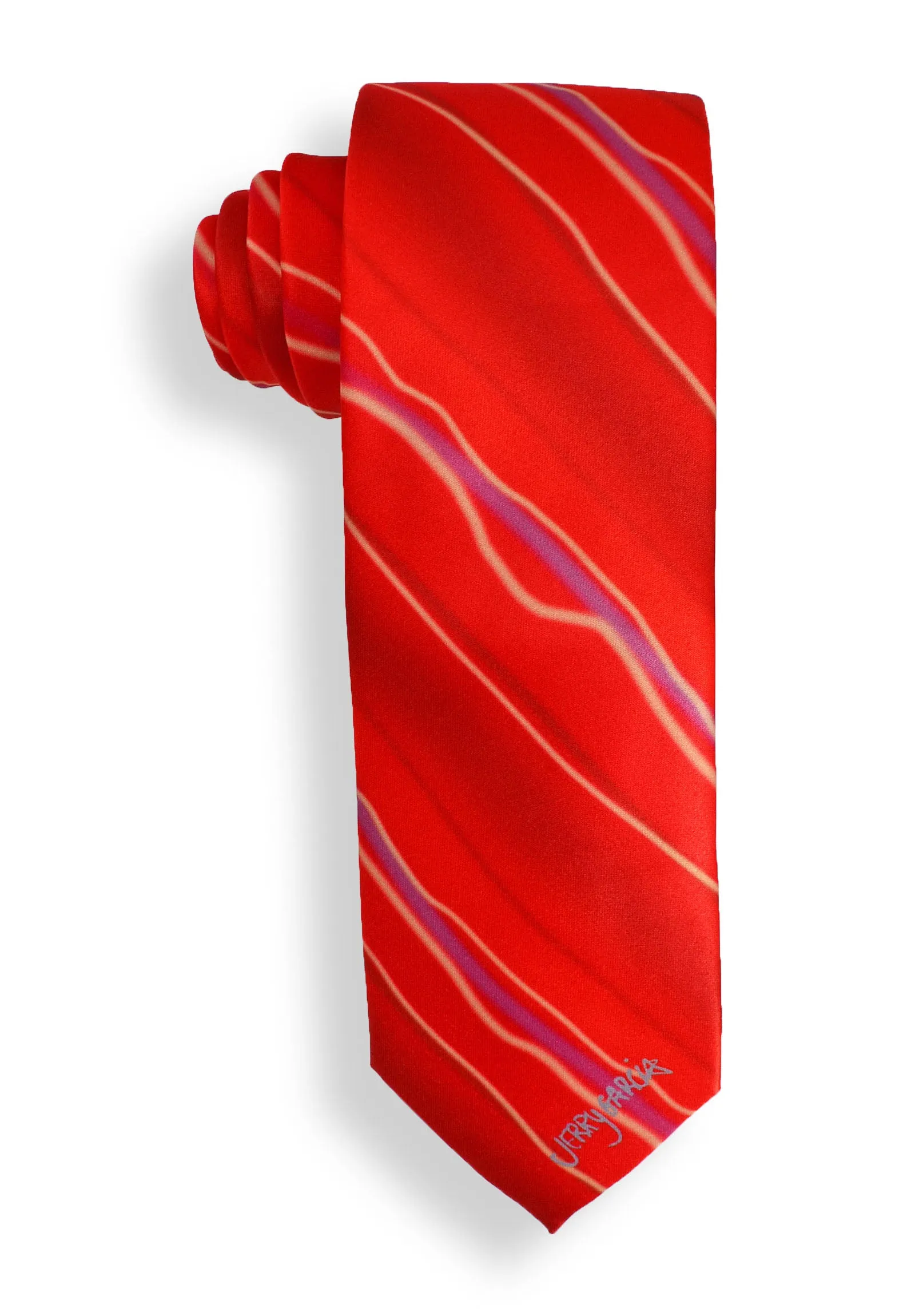 Jerry Garcia Flaming Meadow Mens Tie