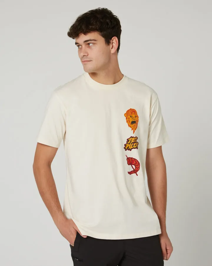 Jetpilot Yowie Mens Tee - Putty