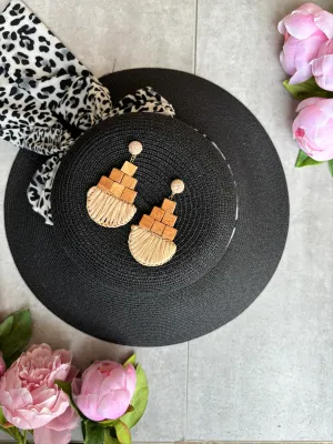 Karlie Earrings in Latte