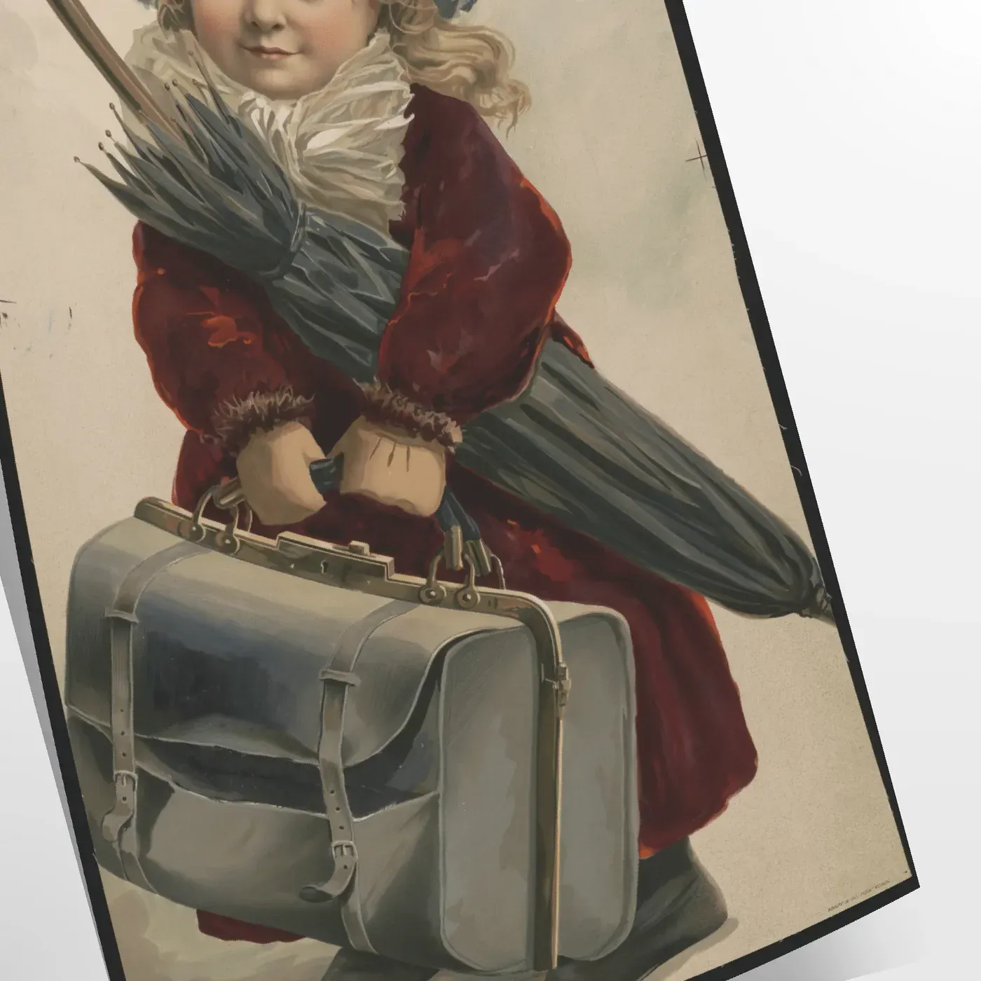 Kid Vintage Travel Poster Print