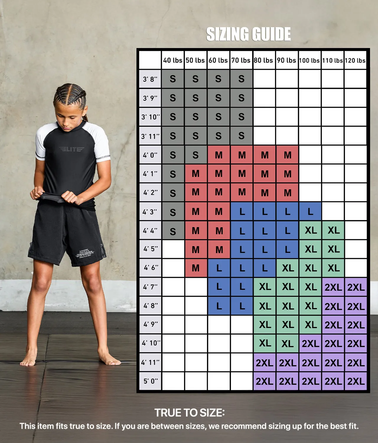 Kids' Standard White Short Sleeve Training Rash Guard