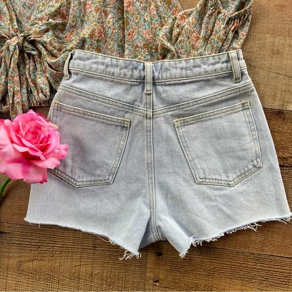 Kittenish ⭐️NWT Blue Jean Shorts High-Waisted Distressed