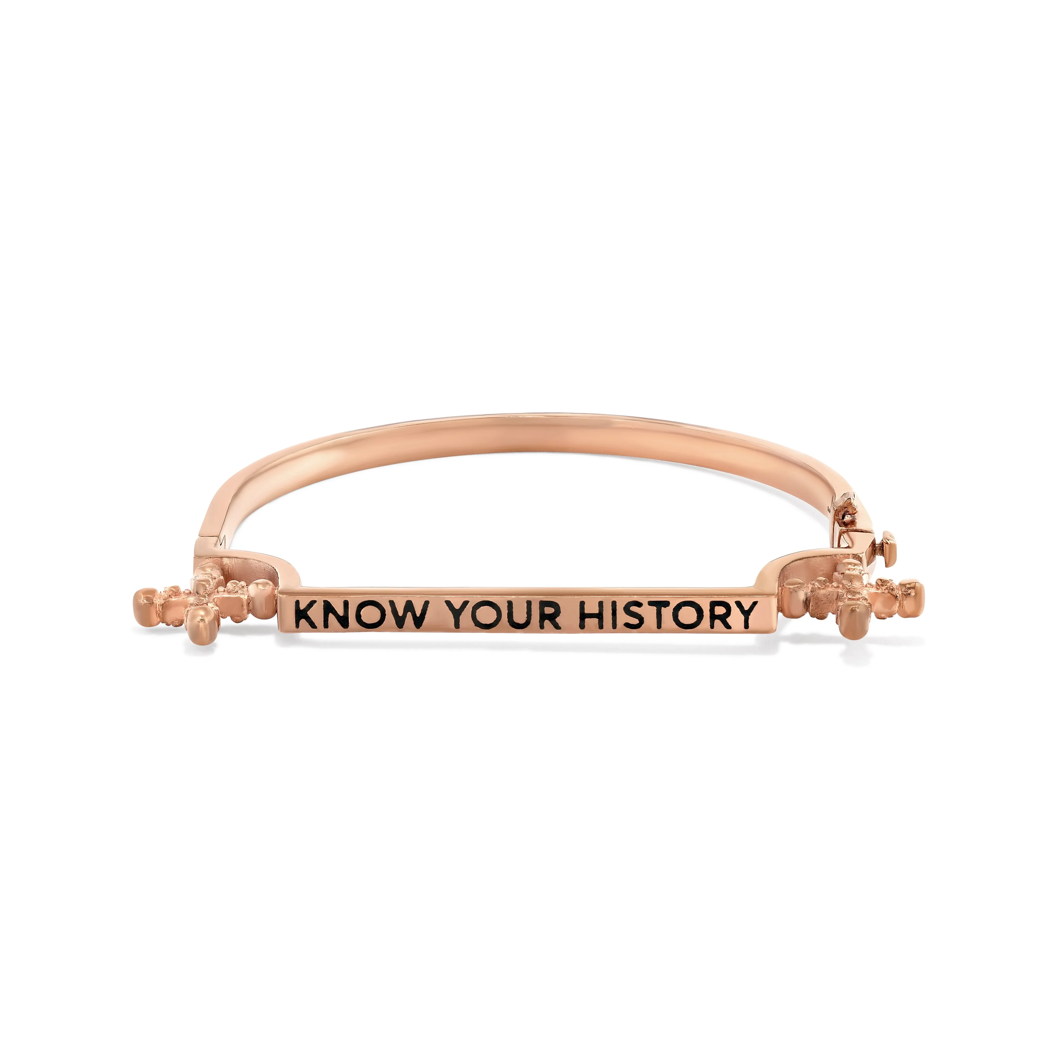 Know Your History Bracelet in Rose Gold - 1 Left