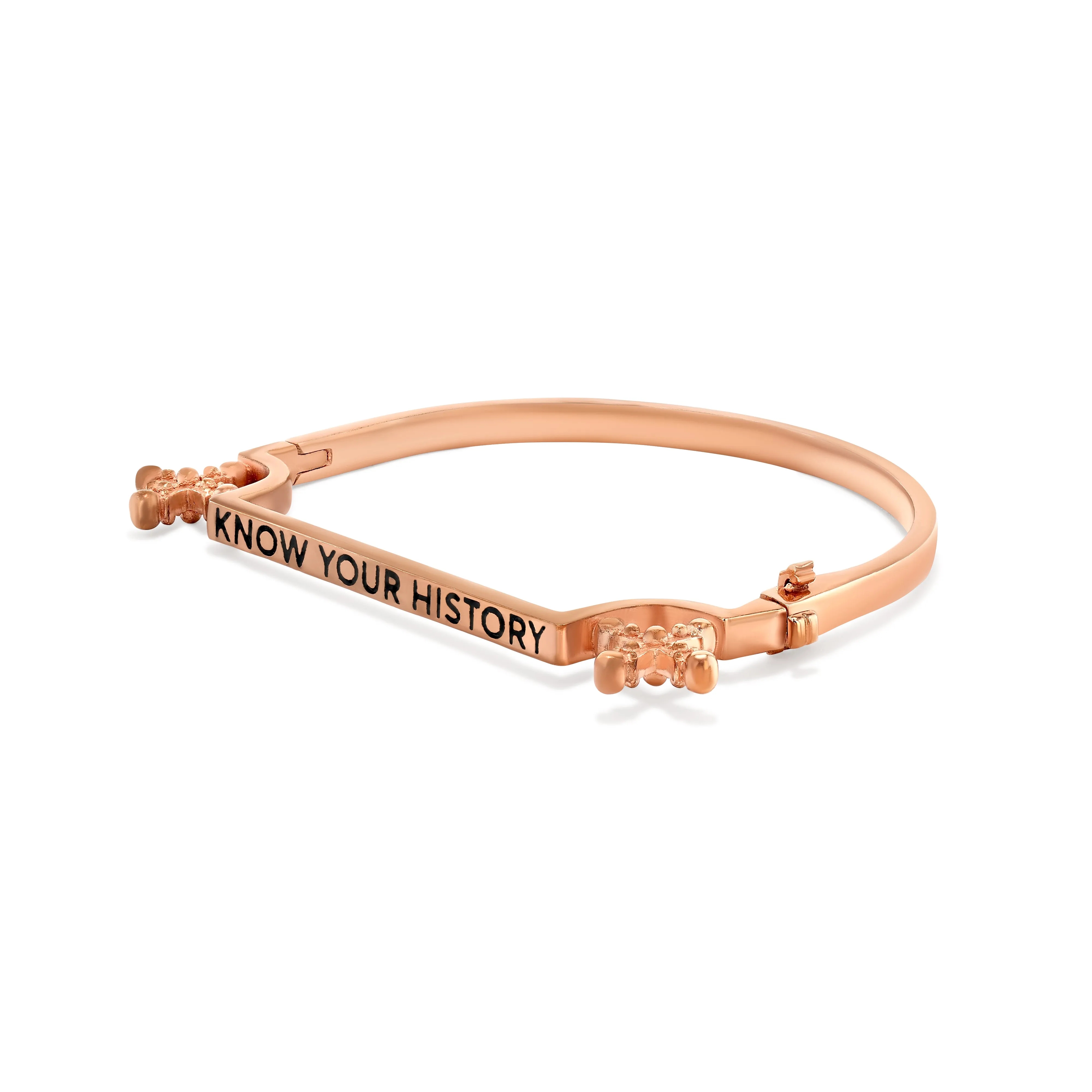 Know Your History Bracelet in Rose Gold - 1 Left