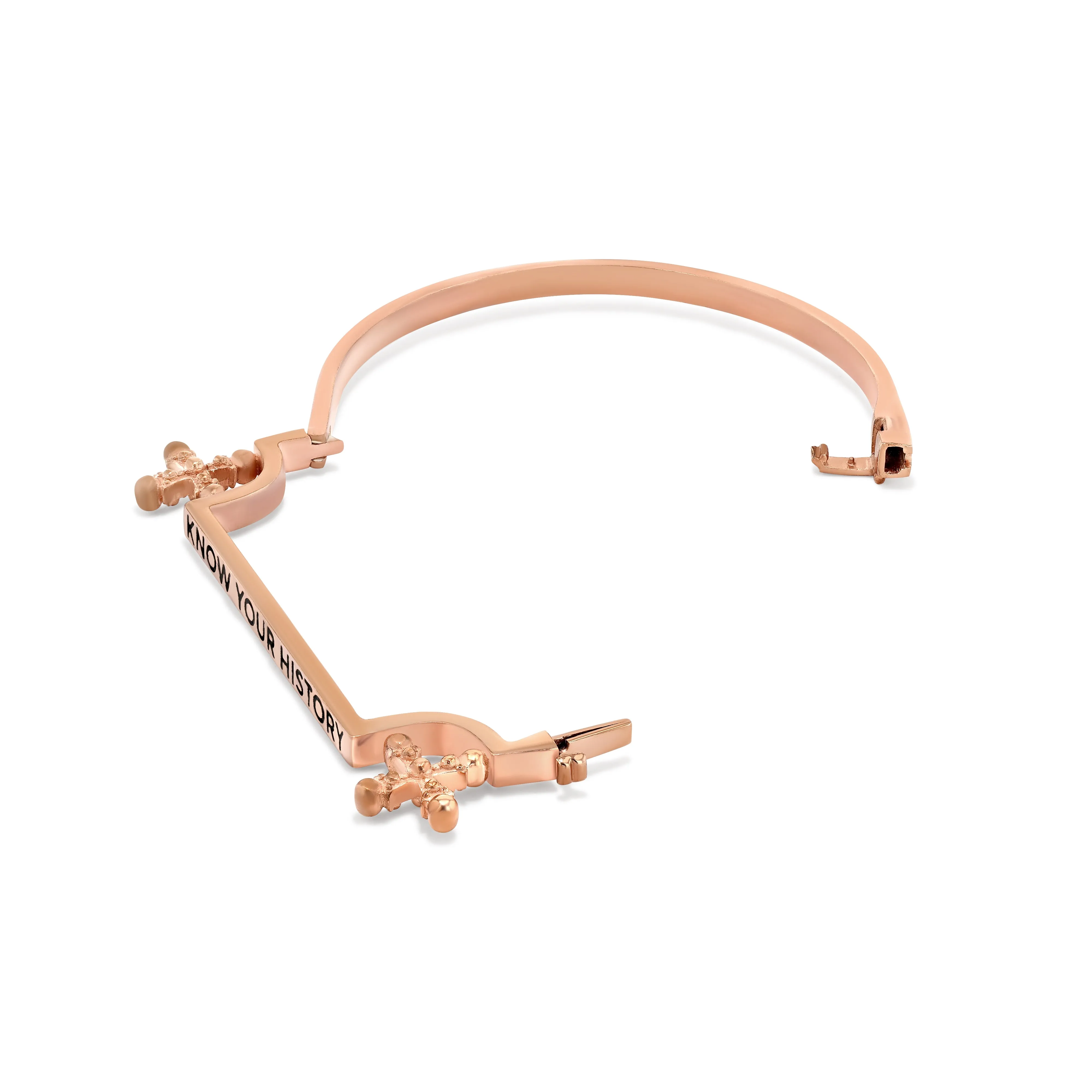 Know Your History Bracelet in Rose Gold - 1 Left
