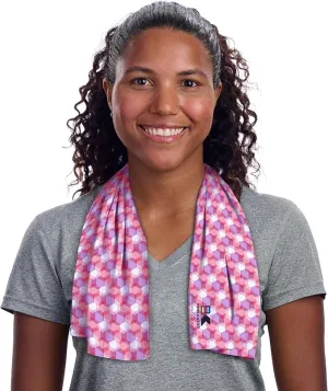 KOOLGATOR SPF 30 Cooling Towel for Face & Neck - Cooling Towels for Sports, Athletes, Gym, and Hot Weather - Men, Women & Kids