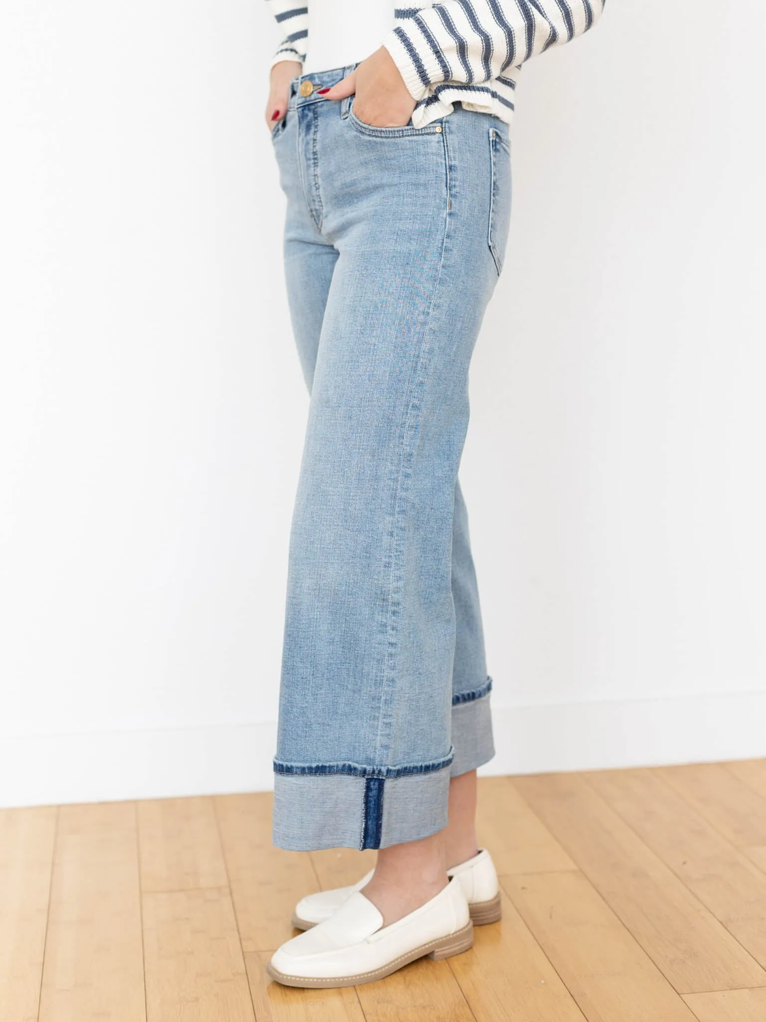 KUT Charming Meg High Rise Wide Leg