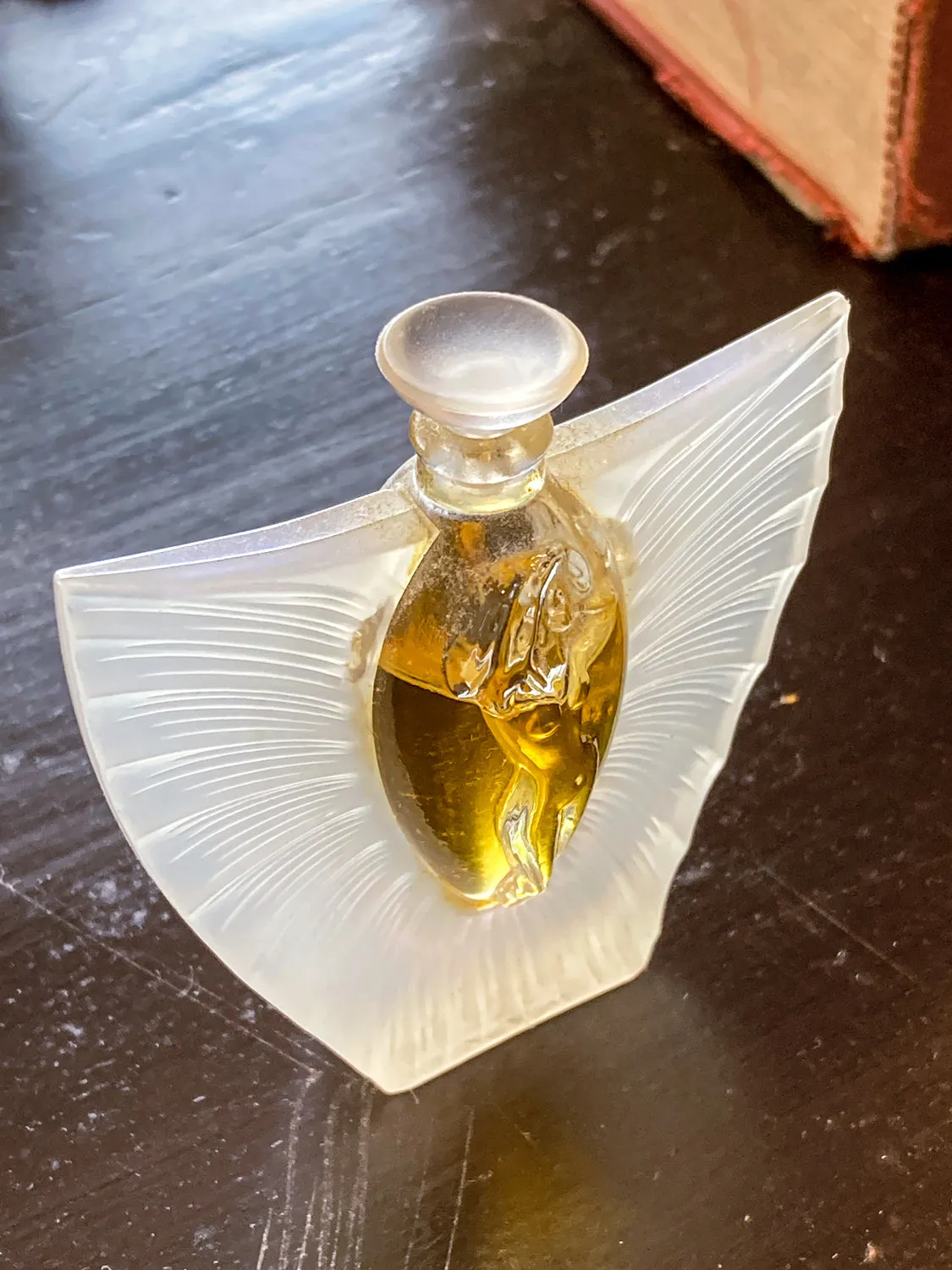 Lalique Les Falcons Collection Miniature Art Deco Perfume Bottles Display