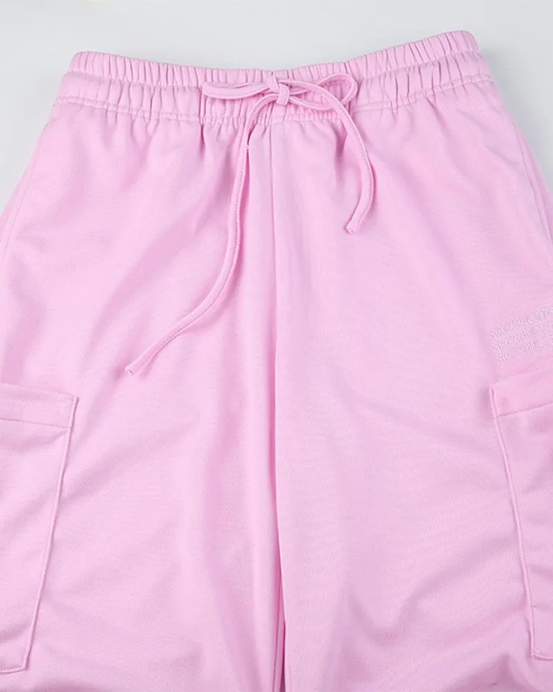 Large Pocket Casual Oversized Sweatpants
