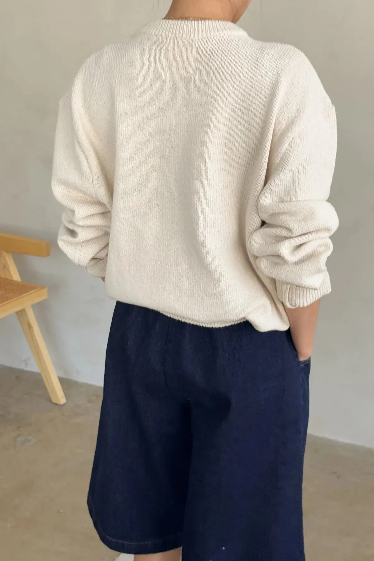 Le Bon Shoppe - Gabby Cotton Sweater (Naturel)