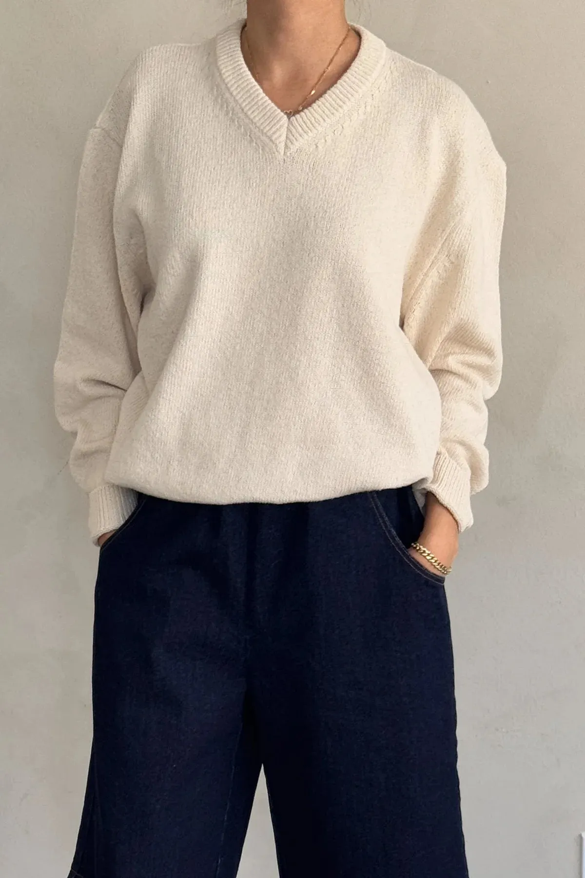 Le Bon Shoppe - Gabby Cotton Sweater (Naturel)